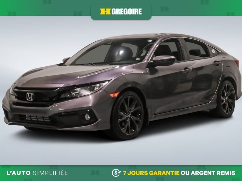 2020 Honda Civic Grey Saint-Eustache - photo #2