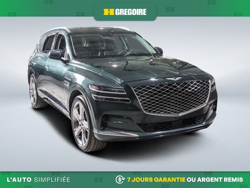 2021 Genesis GV80 3.5T Advanced AWD AUTO A/C MAGS CUIR TOIT NAV CAM Grey