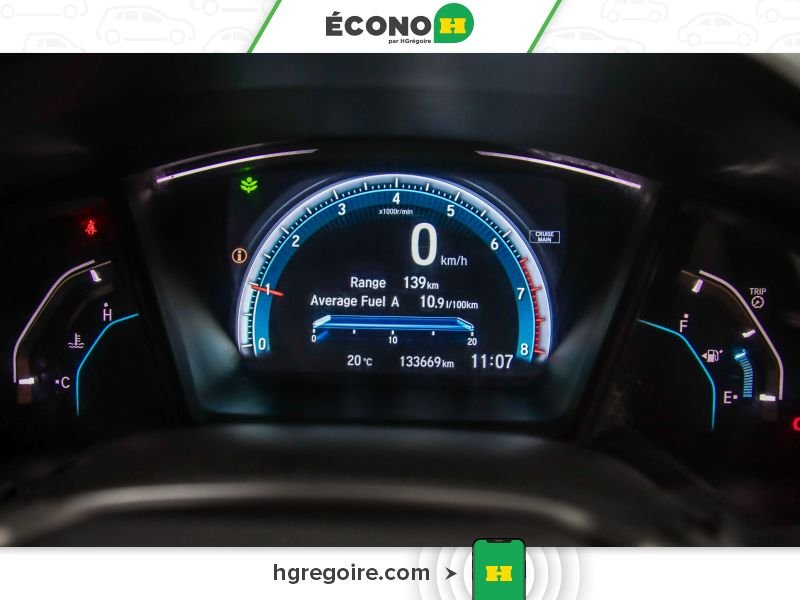 2017 Honda Civic Black Blainville - photo #8