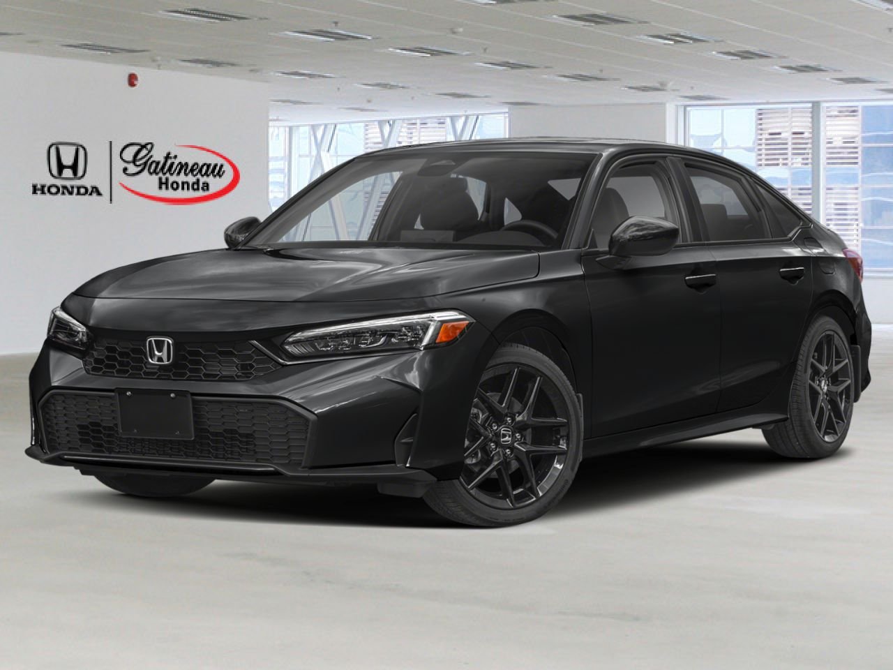 Honda Civic hybride berline Sport eCVT 2026 Noir Gatineau - photo #0