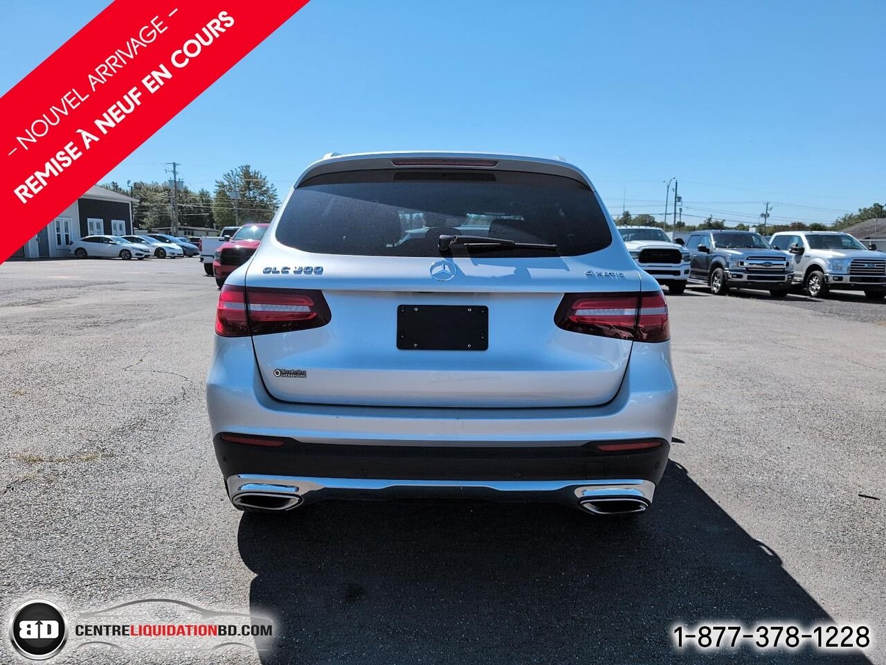 2017 Mercedes-Benz GLC GLC 300 4MATIC | BD0390 Silver Granby - photo #7