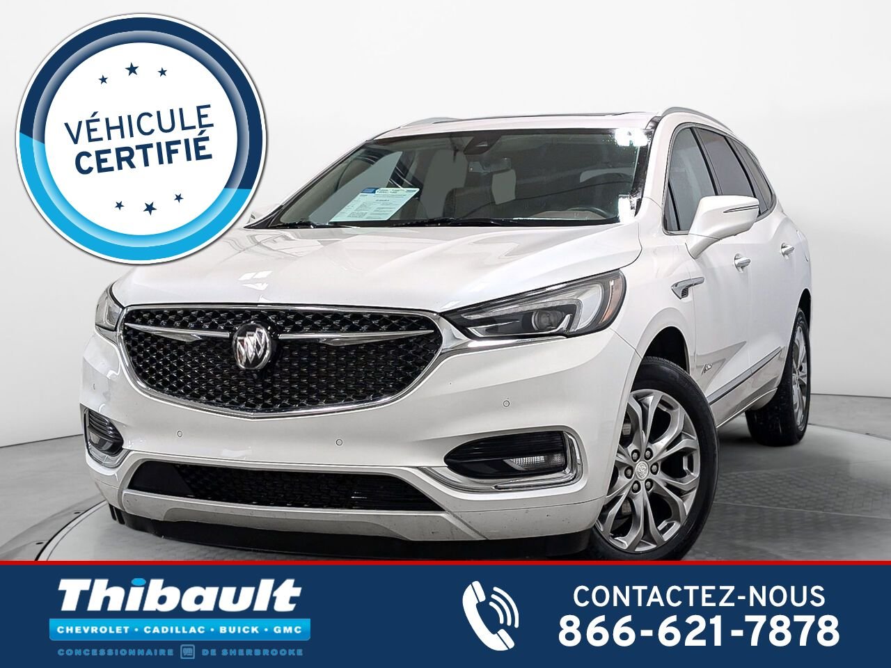 2021 BUICK ENCLAVE Avenir 7 places Toit Ouvrant Moteur V6 3.6L White Sherbrooke - photo #0