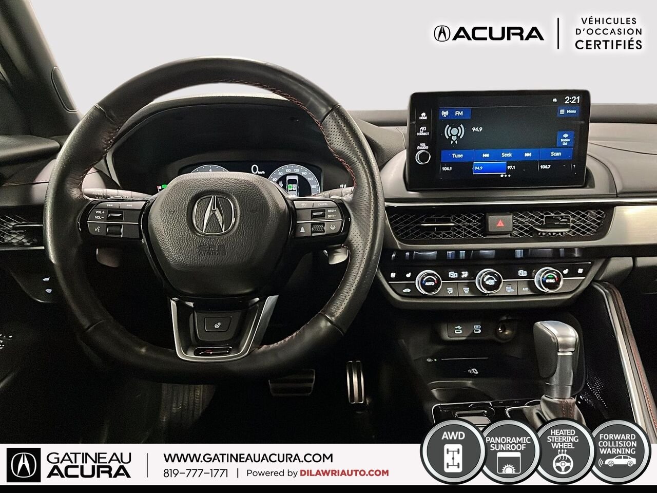 2025 ACURA ADX A-Spec AWD Grey Gatineau - photo #2