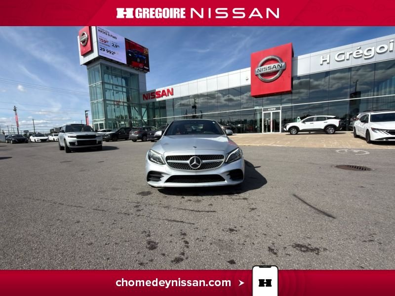 Mercedes Benz C-Class C 300 * 4Matic * Cuir Rouge * Toit * Mag * 2019 Gris