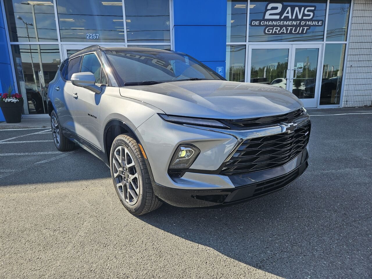 2026 Chevrolet Blazer RS 4 portes TI Sterling Grey Metallic Thetford Mines - photo #1