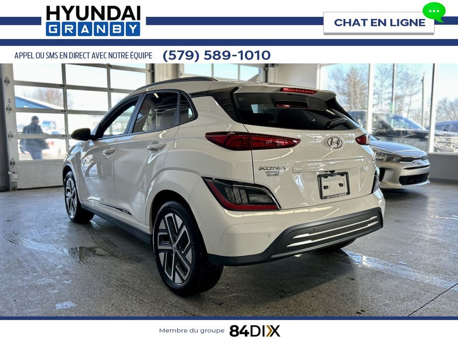 Hyundai Kona électrique Ultimate 2023 Blanc