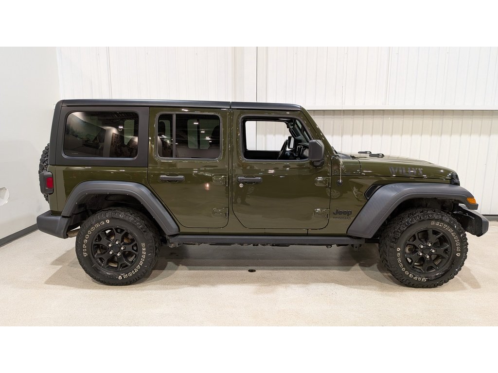 Jeep Wrangler Unlimited Willys 4x4 2022 Vert Val-David - photo #6