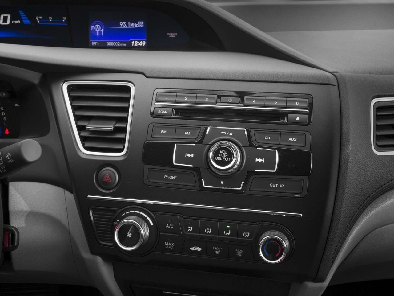 Honda Civic LX 2015 Bleu Gatineau - photo #5