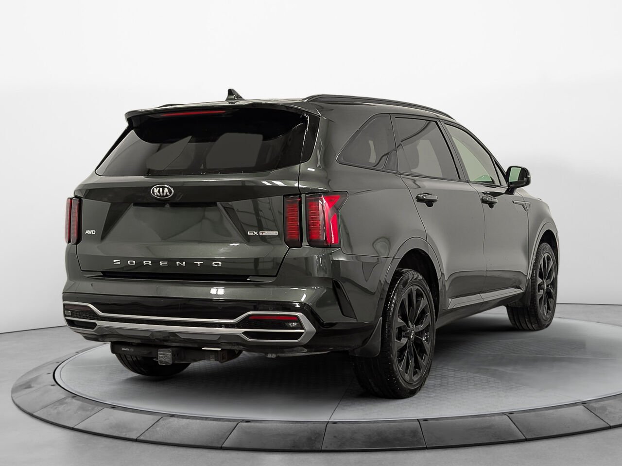 Kia Sorento AWD EX 2.5L Turbo 6 Places Cuir Sièges Chauffants 2021 Vert Sherbrooke - photo #3