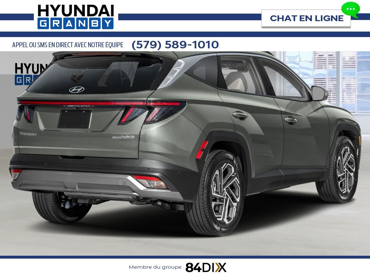 HYUNDAI Tucson hybride 2026 Gris amazonien Granby - photo #2