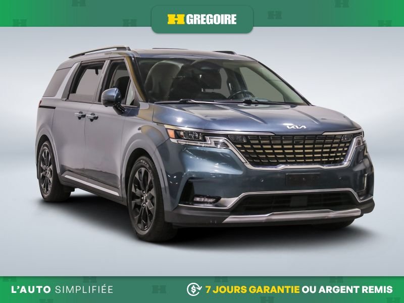 Kia Carnival SX AUTO AC CUIR TOIT NAV MAGS CAM RECUL BLEUTOOTH 2022 Bleu