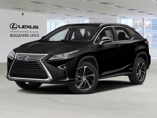Lexus RX 450h Hybride 4 portes à traction intégrale 2017 Noir