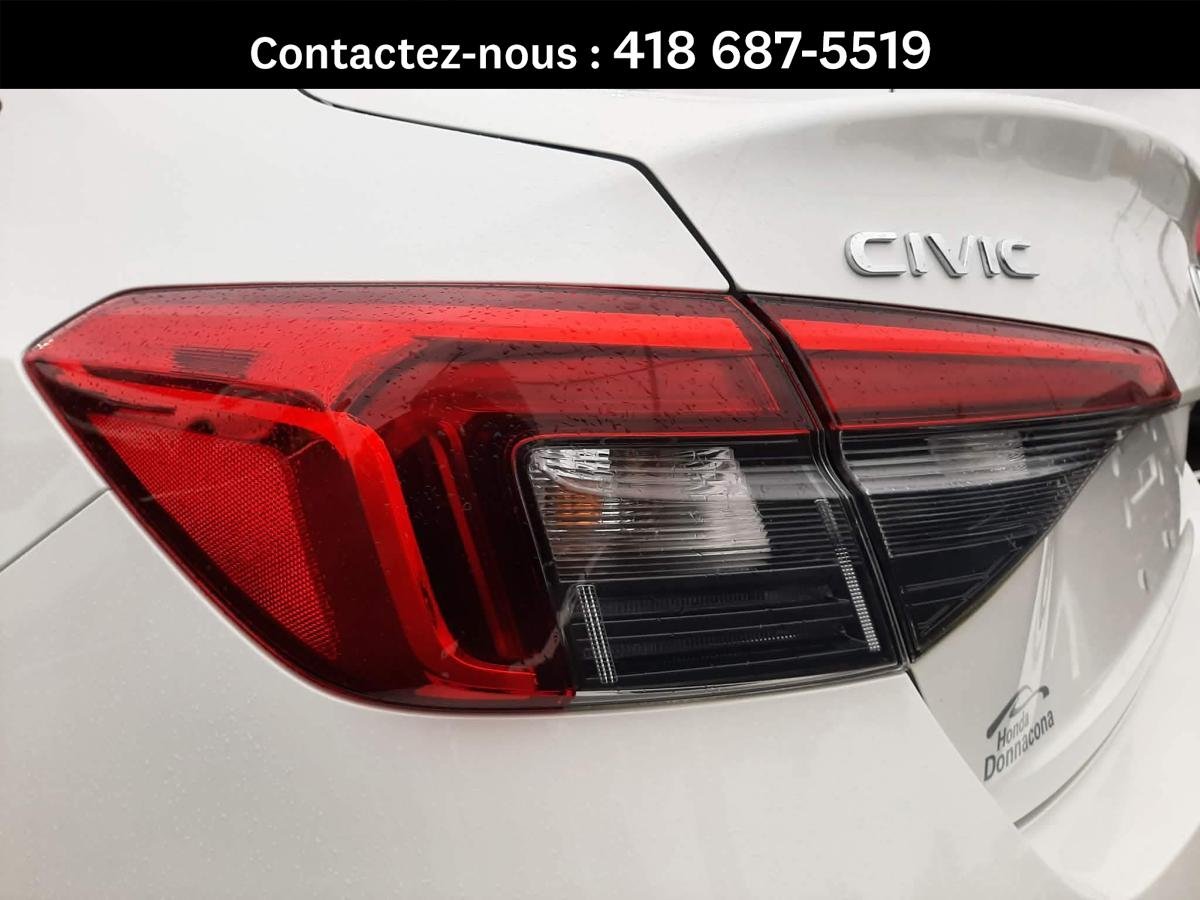 2023 Honda Civic White  - photo #6