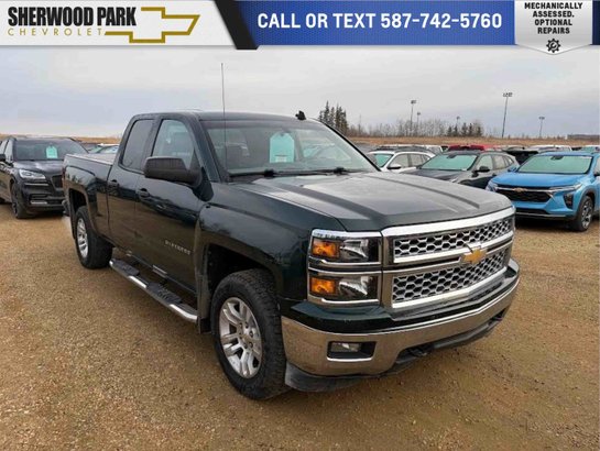 2014 Chevrolet Silverado 1500 LT Double Cab 5.3L | Tonneau Cover Rainforest Metallic
