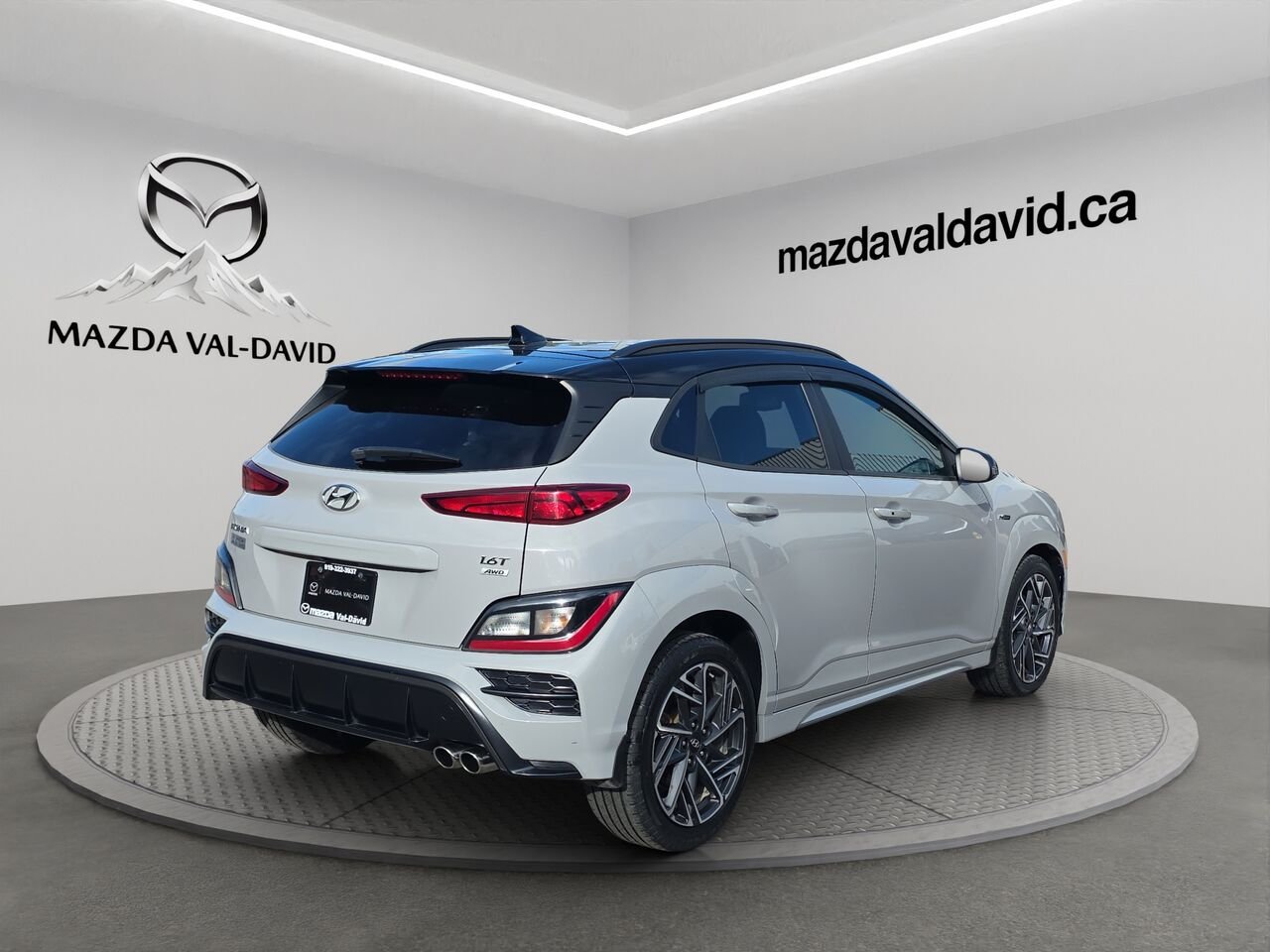 Hyundai Kona 1.6T N Line TI avec toit bicolore, NAVIGATION, APPEL CAR PLAY, CAMÉRA RECUL 2022 Gris Val-David - photo #6