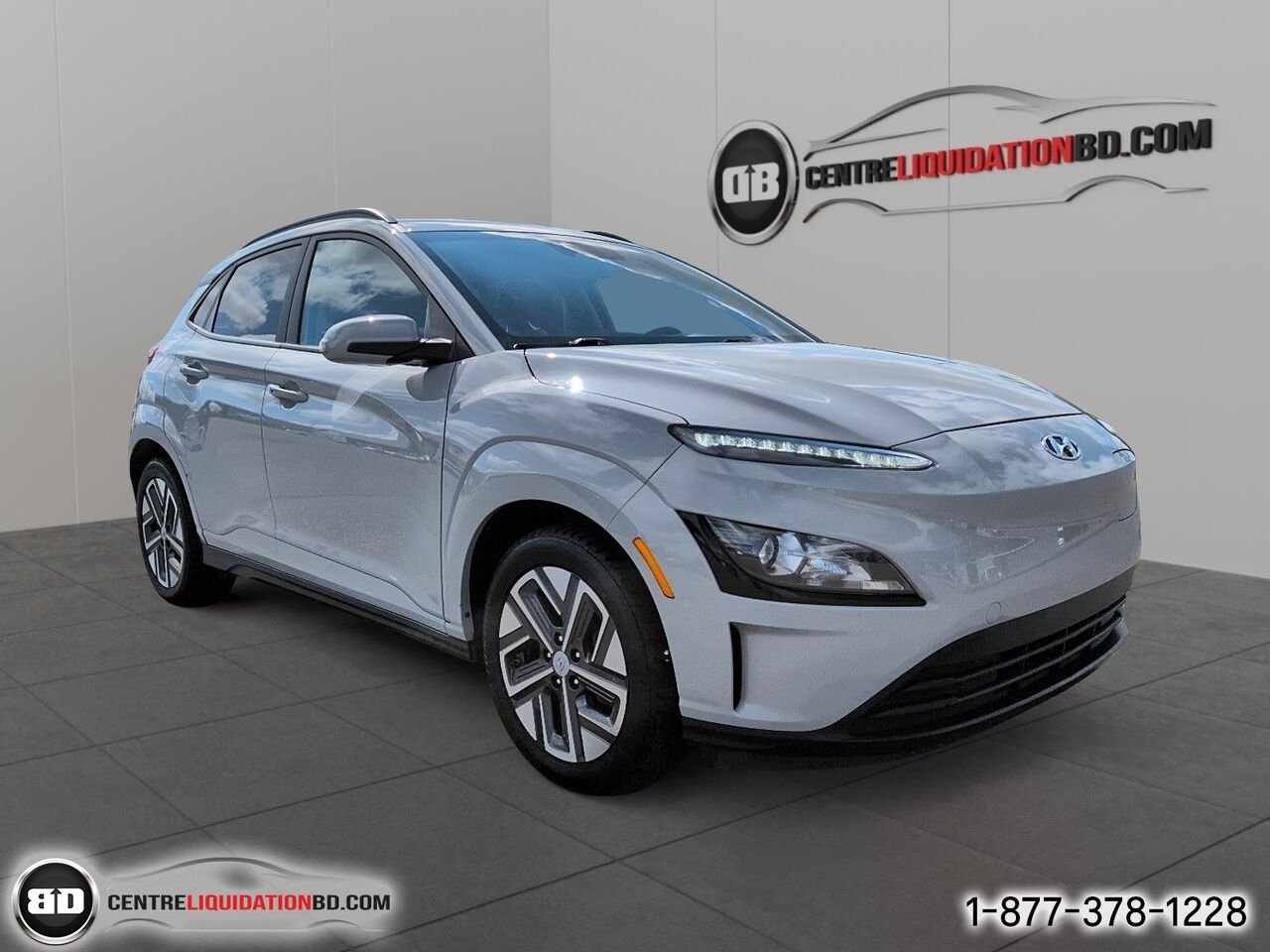 Hyundai Kona électrique Preferred | BD0394 2023 Gris Granby - photo #2
