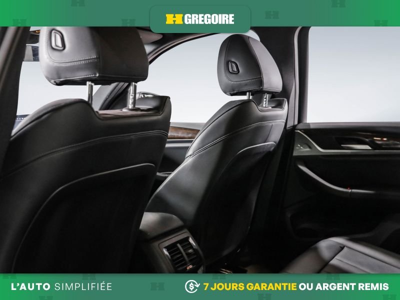 BMW X3 725546 | AWD AUTO A/C CUIR NAV MAGS CAM RECULE 2022 Noir Laval - photo #24