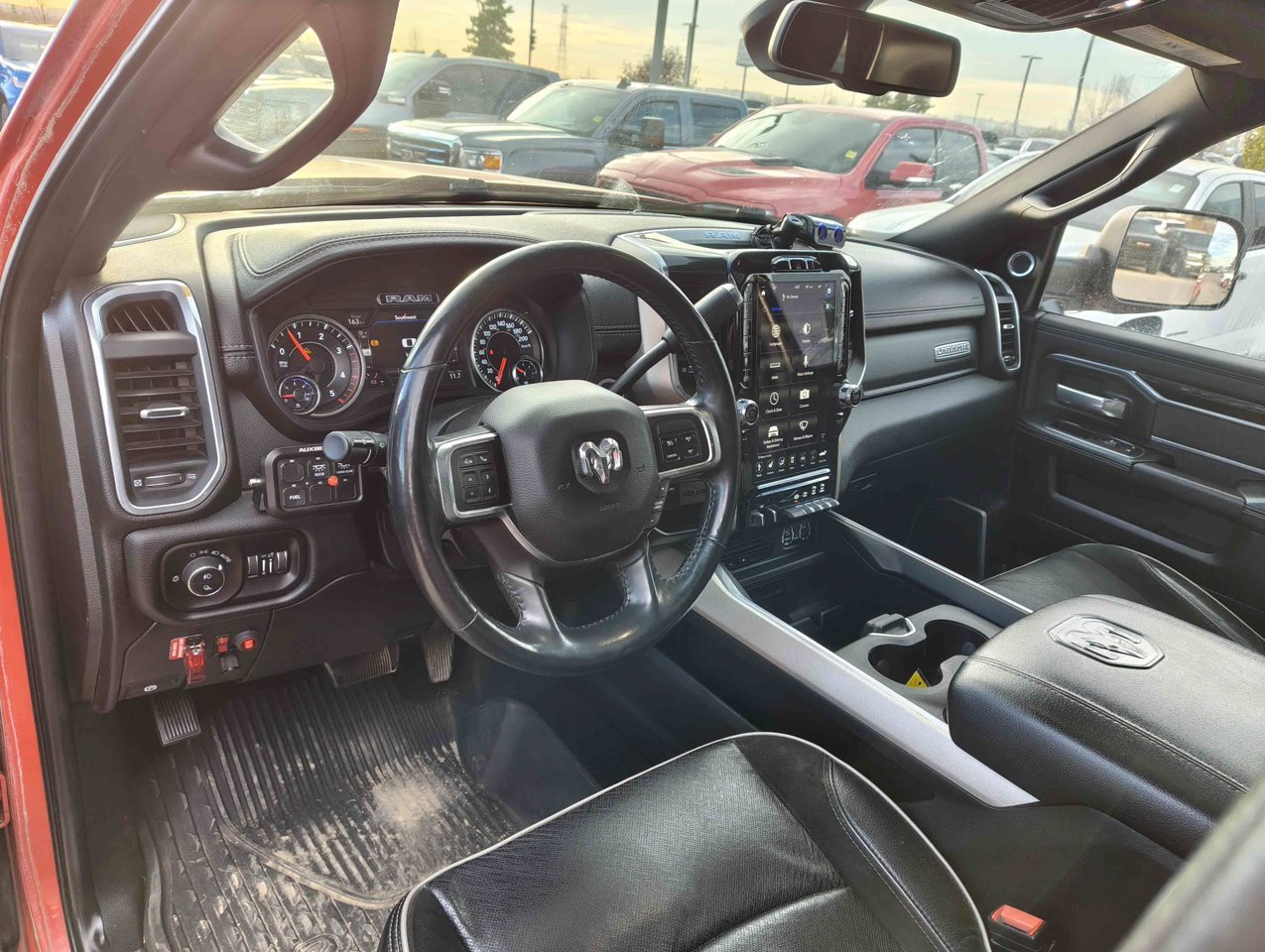 2019 Ram 3500 Laramie 4x4 Crew Cab 6'4 Box Red Sherwood Park - photo #6