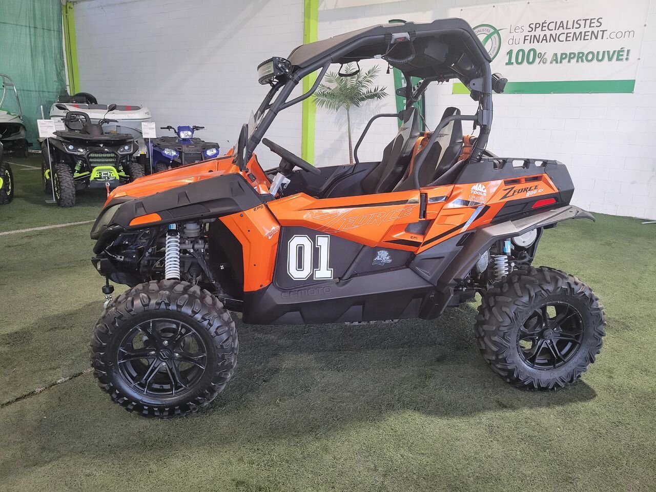 CFMOTO ZFORCE 2021 Orange Longueuil, - photo #2