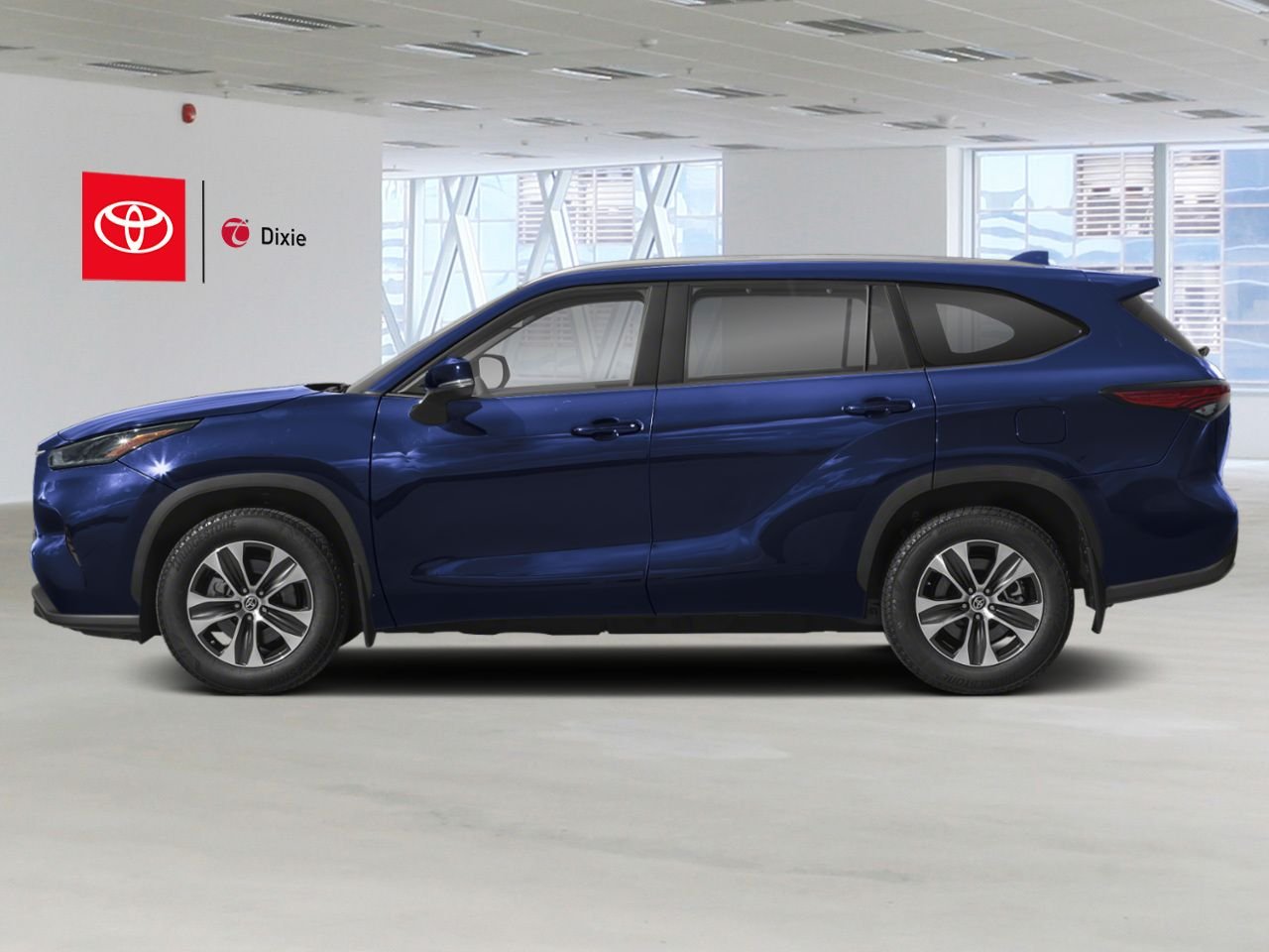 2024 Toyota Highlander XLE AWD / CLEAN CARFAX / HEATED SEATS / MOONROOF / ALLOY WHEELS / CARPLAY AND ANDROID AUTO Blue Mississauga - photo #1