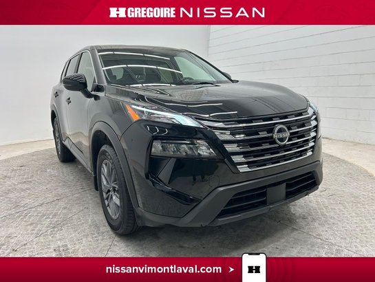 2024 Nissan Rogue S AWD CAMERA MAGS A PARTIR DE 2.99% Black