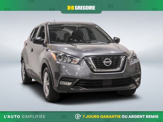 2020 Nissan Kicks S AUTO A/C GR ELECT CAM RECUL BLEUTOOTH Grey