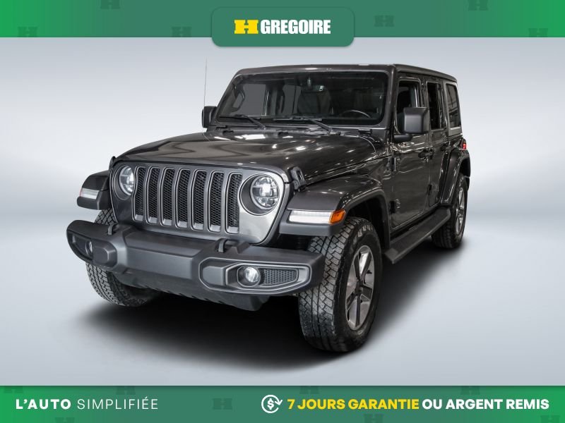 Jeep Wrangler SH0444 | Unlimited Sport 80th Anniversary 4WD AUTO A/C MAGS 2021 Gris Laval - photo #2
