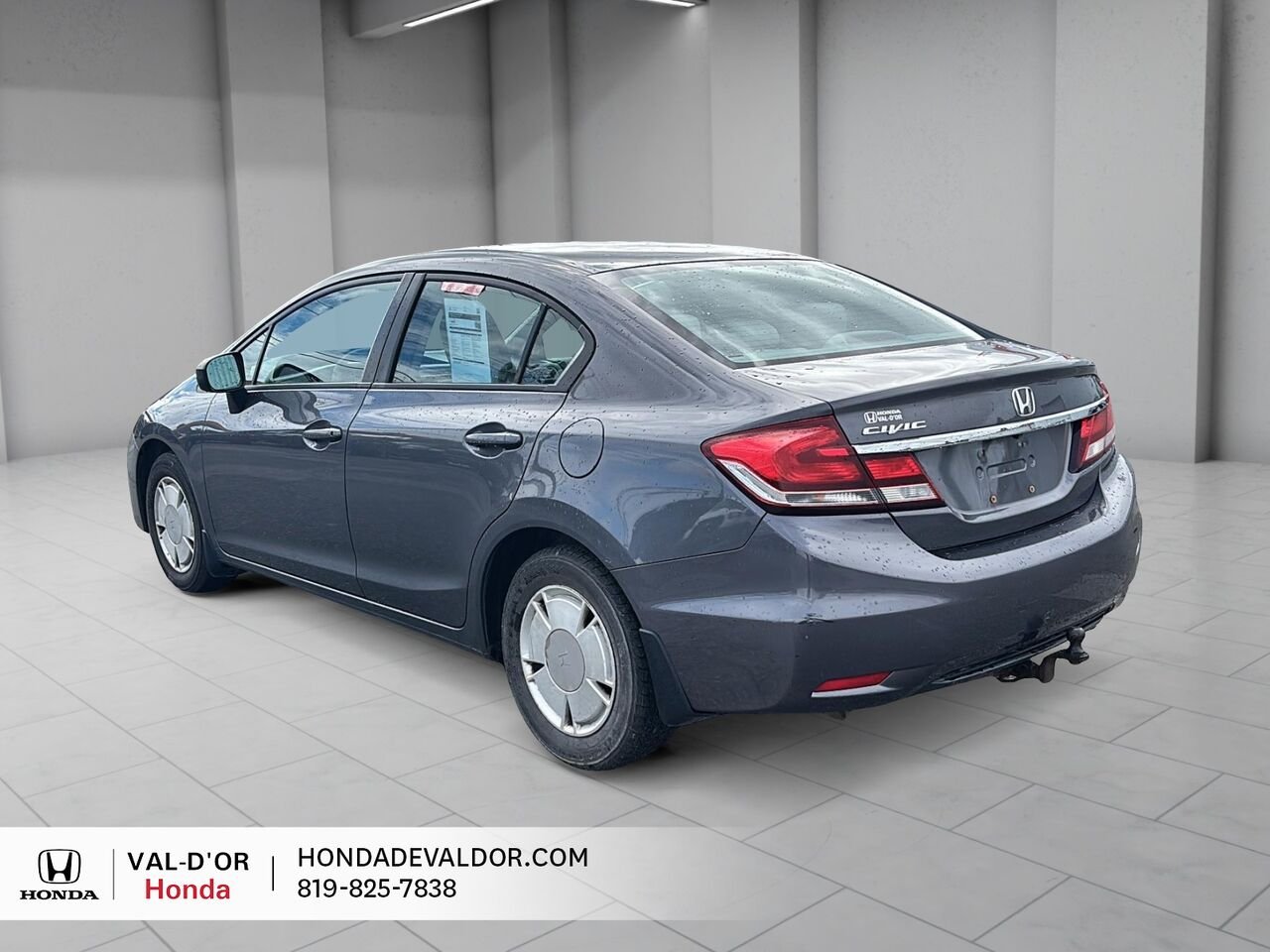Honda Civic Berline LX 4 portes, boîte automatique 2015 Gris Val-d'Or - photo #3