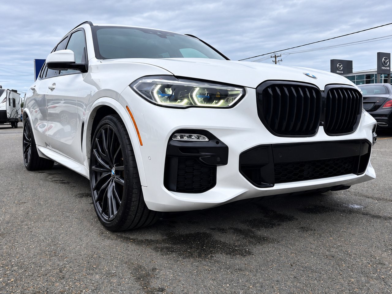 BMW X5 xDrive40i 2021 Blanc Granby - photo #8
