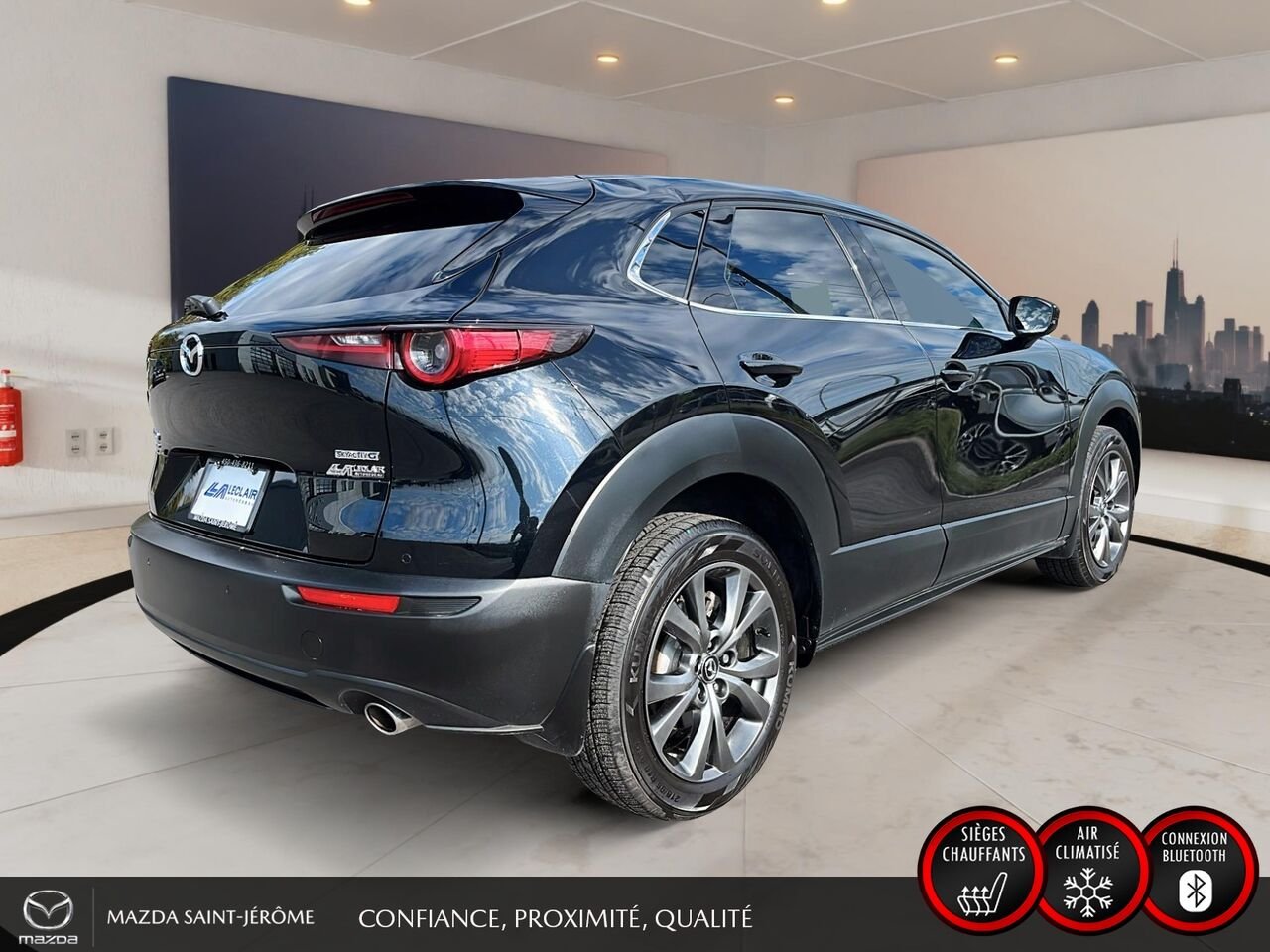 2023 Mazda CX-30 GT | CUIR | TOIT OUVRANT | NAVIGATION | AWD | CAMÉRA 360 Black Saint-Jérôme - photo #5