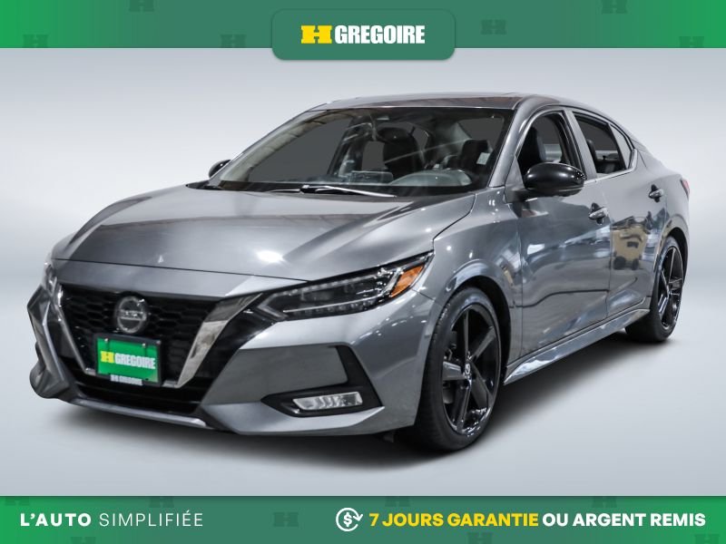 Nissan Sentra SR AUTO A/C CUIR TOIT GR ELECT MAGS CAM RECUL VLUE 2021 Gris