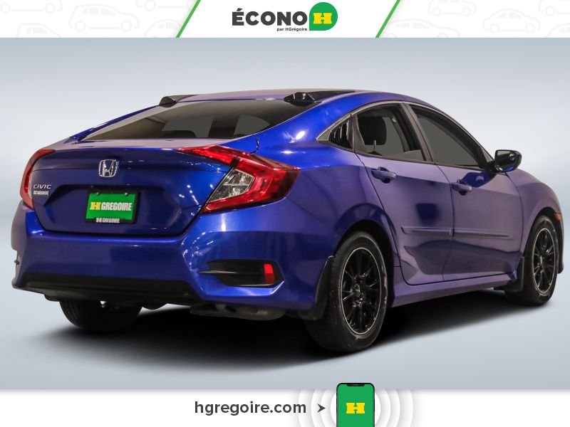 Honda Civic 730517A | LX AUTO GR ÉLEC A/C BLUETOOTH CAMÉRA 2016 Bleu Laval - photo #7