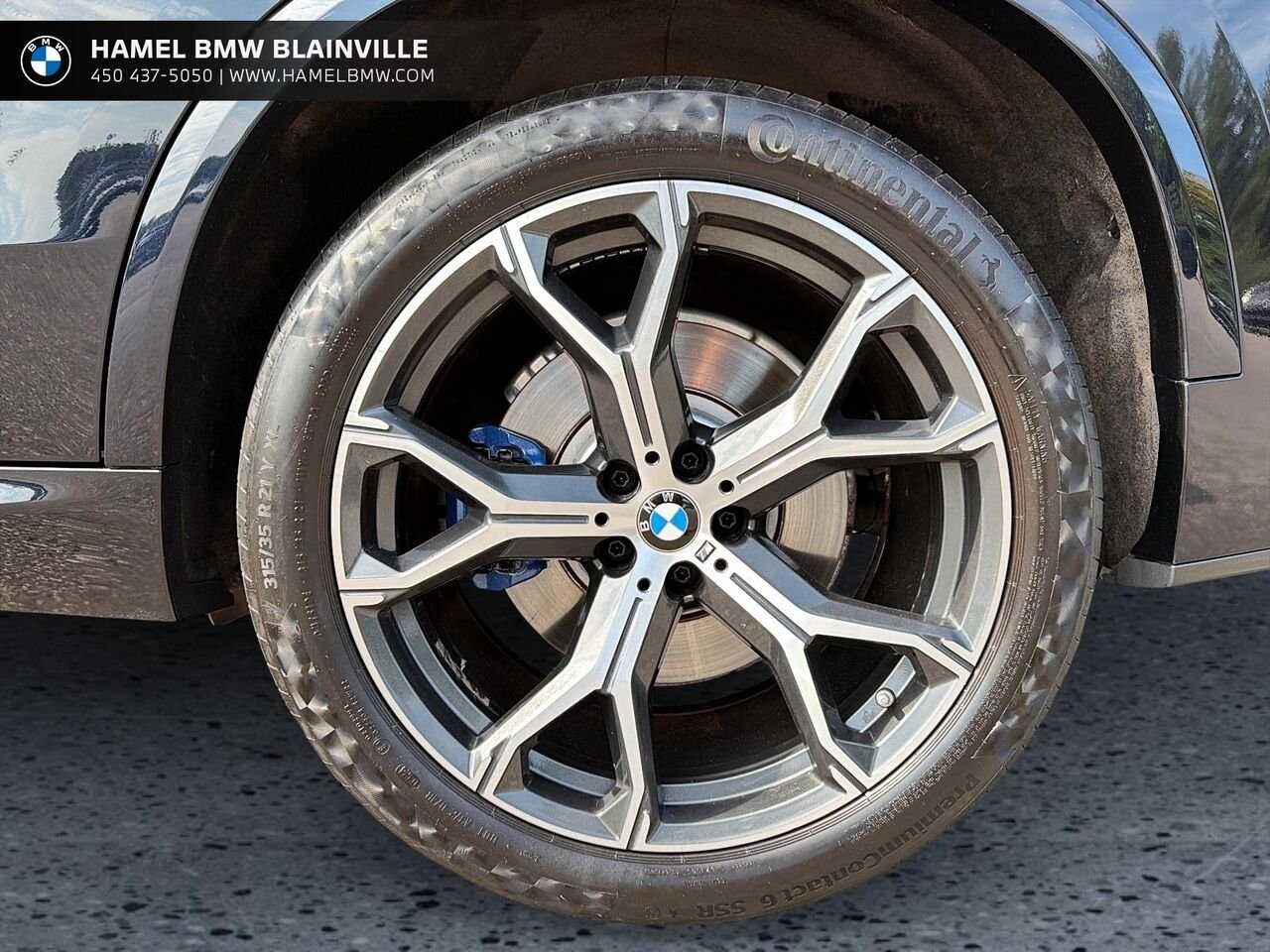 BMW X5 M50i véhicule d'activités sportives 2022 Bleu Blainville - photo #6