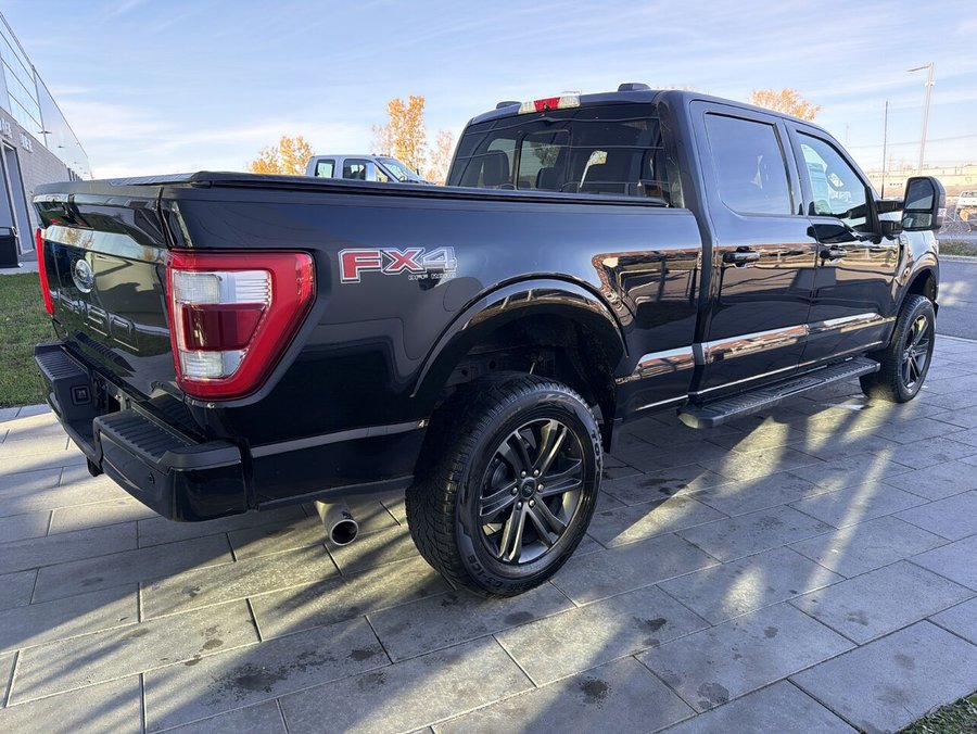 2022 Ford F-150 LARIAT 5.0L ** 502A ** SPORT ** TOIT PANO ** FX4 20P ** PRO POWER 2KW ** B&O ** 6,5 pi Black