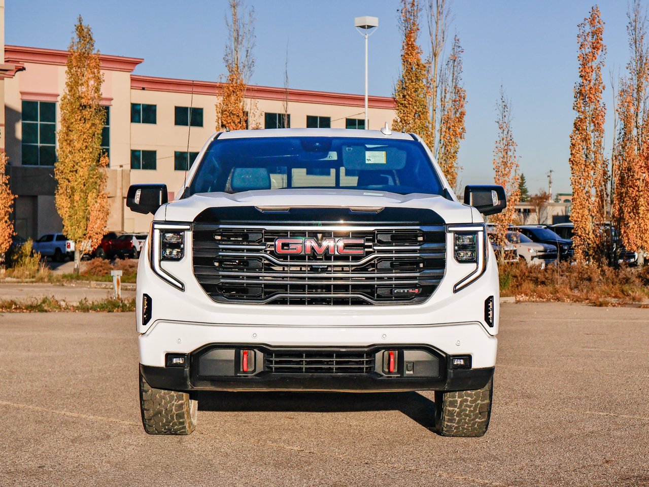 2025 GMC Sierra 1500 4WD Crew Cab 147 AT4 White Sherwood Park - photo #2