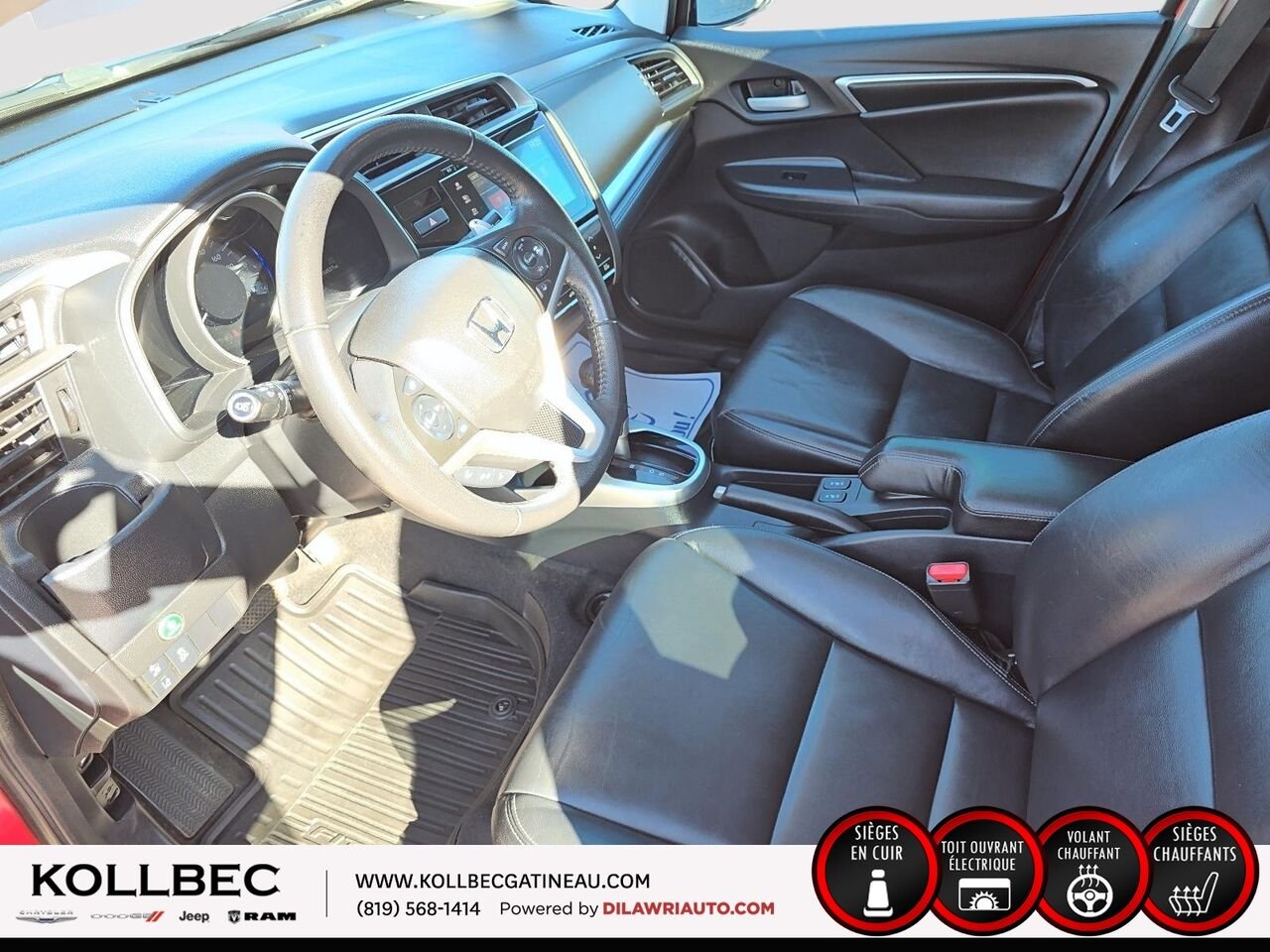HONDA FIT EX-L Navi 2018 Rouge Ottawa & Gatineau - photo #23