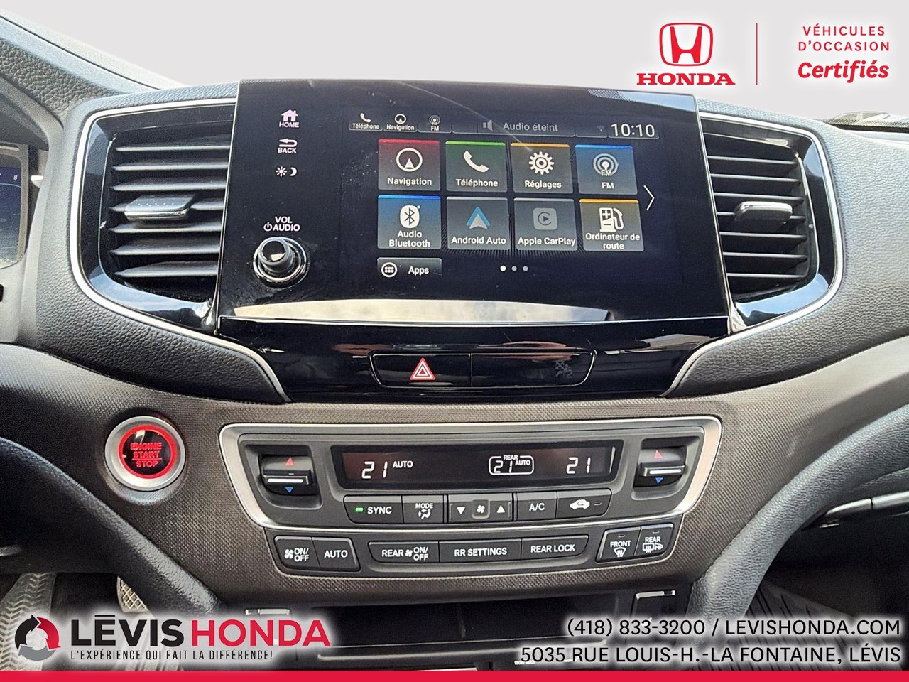 Honda Pilot TrailSport TI 2022 Blanc Lévis - photo #12