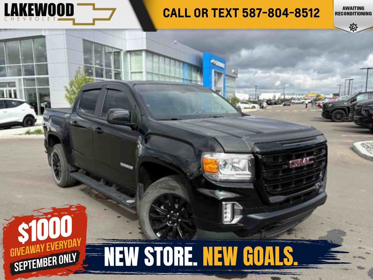 2021 GMC Canyon 4WD Crew Cab 128 Elevation Black Sherwood Park - photo #0