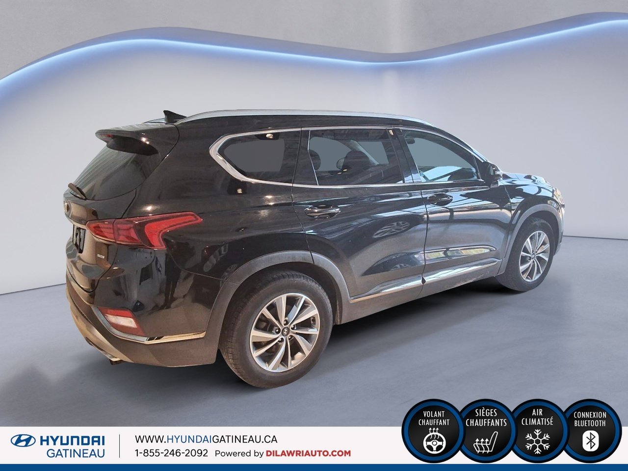 2019 HYUNDAI SANTA FE S Black Gatineau - photo #4