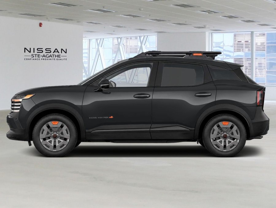 Nissan Kicks ROCK CREEK TI | CUIR | CAMÉRA 360° | VOLANT CHAUFFANT | DÉMARREUR À DISTANCE 2027 Super noir