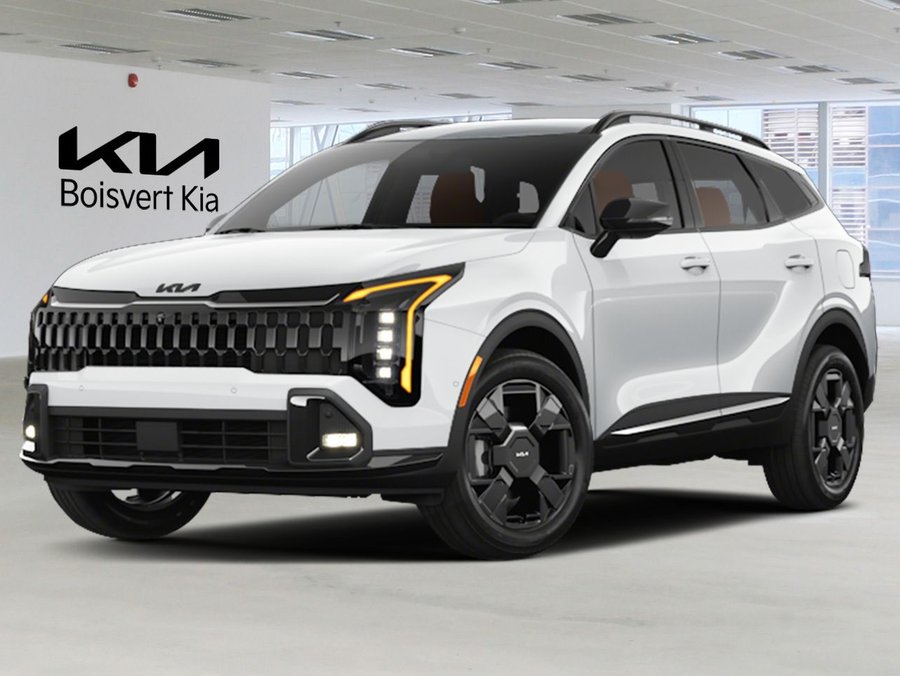 2026 Kia Sportage X-Line Limited TI avec intérieur brun Snow White Pearl