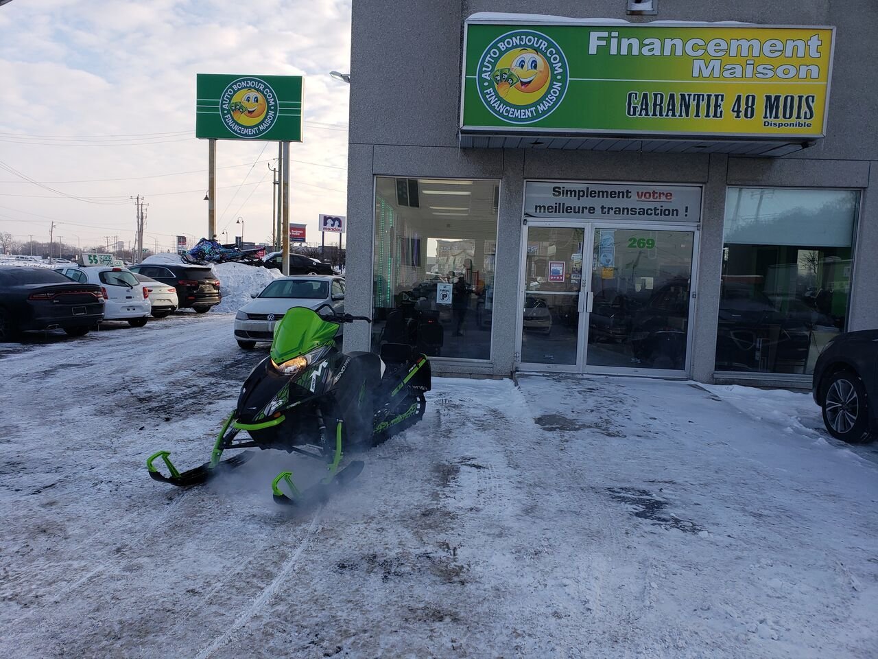 2019 Arctic Cat Snopro 800 Green  - photo #0