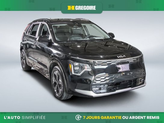 2026 Kia Niro Wave AUTO A/C MAGS CUIR TOIT NAV CAM RECUL BLUETOO Black