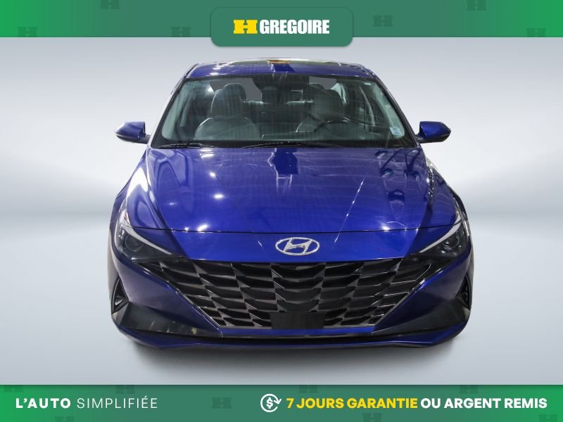 Hyundai Elantra 729100 | LUXURY HYBRIDE AUTO A/C CUIR TOIT NAV CAM RECULE 2023 Bleu Laval - photo #1