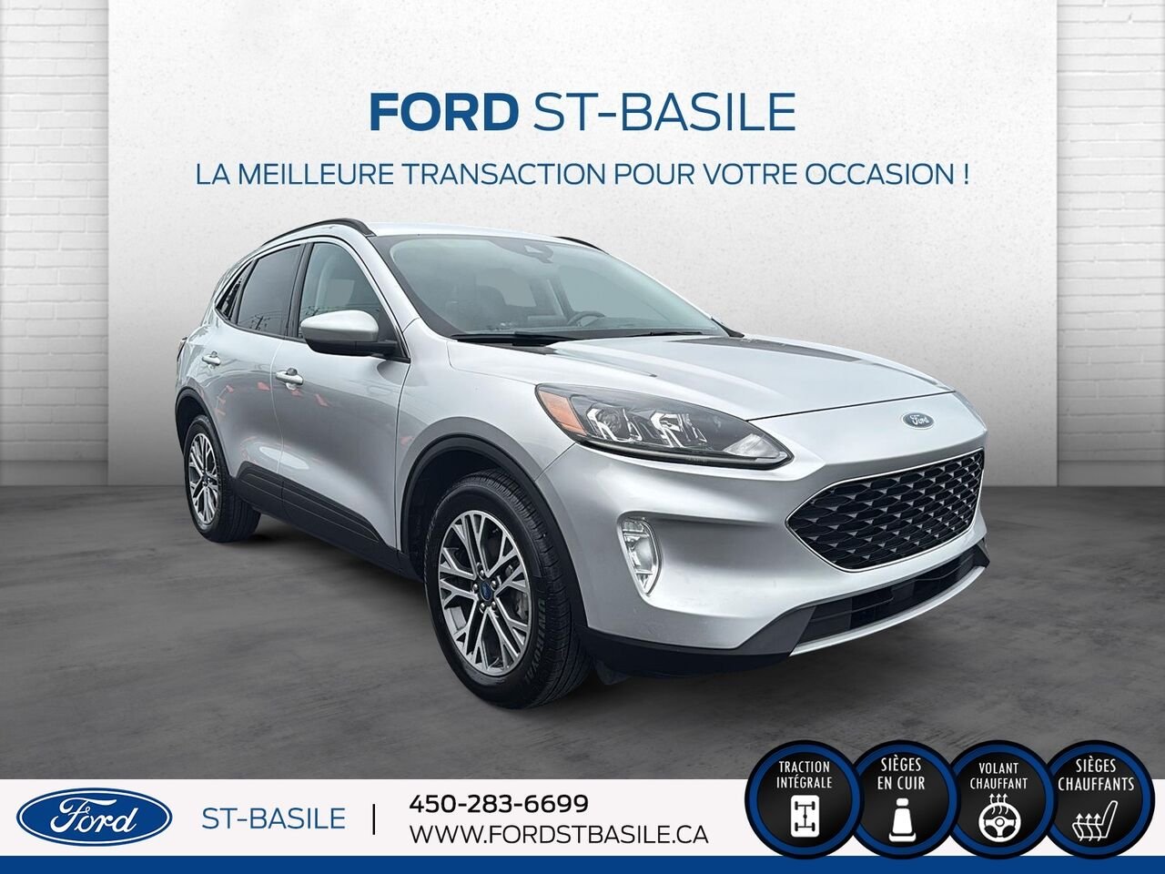 Ford Escape 2020 Argent Saint-Basile-le-Grand - photo #10