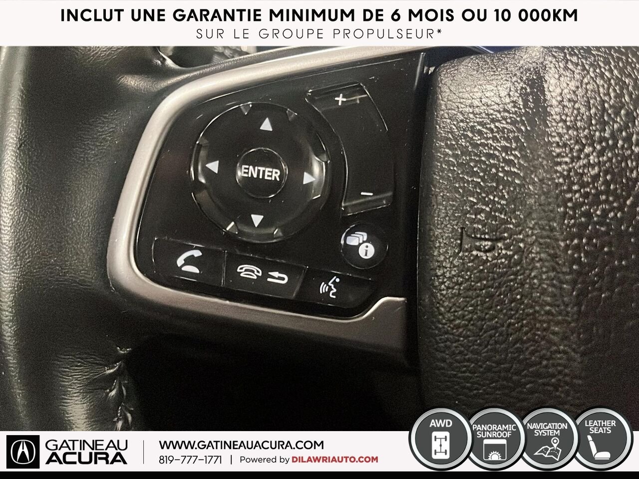 Honda CR-V Touring AWD 2020 Blanc Gatineau - photo #9