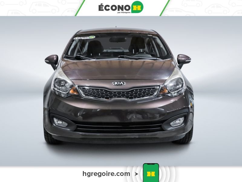 2015 Kia Rio Brown Blainville - photo #1