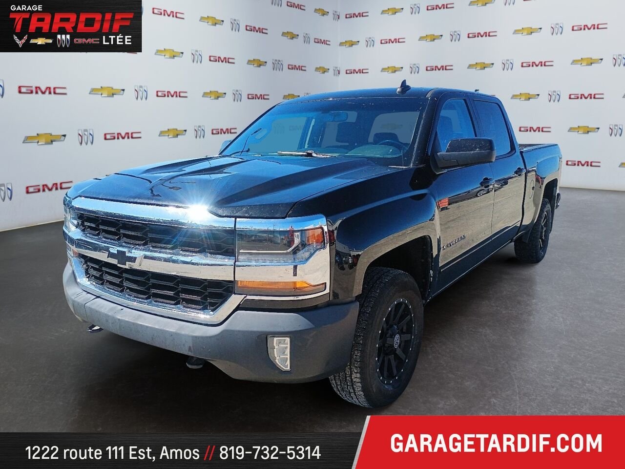 CHEVROLET SILVERADO 1500 4RM, EMP. COURT, CABINE 45178C 2018 Noir Amos - photo #0