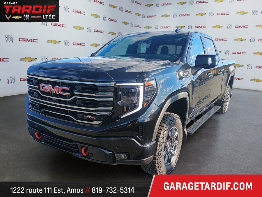 GMC Sierra 1500 AT4 cabine multiplace 4RM 157 po 2026 Noir onyx