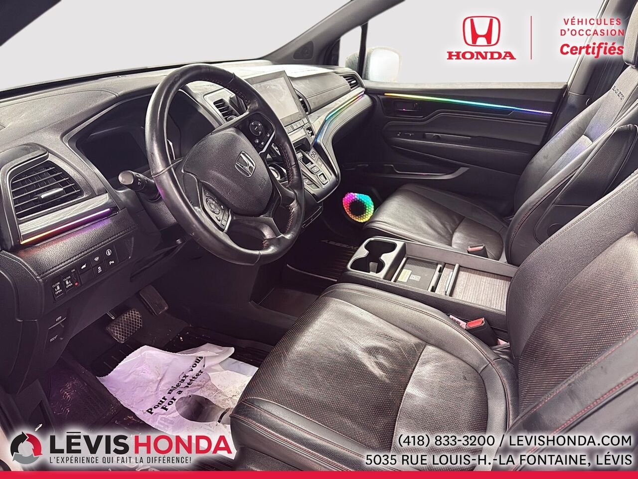 2023 Honda Odyssey Black Edition Black Edition BA White Lévis - photo #22